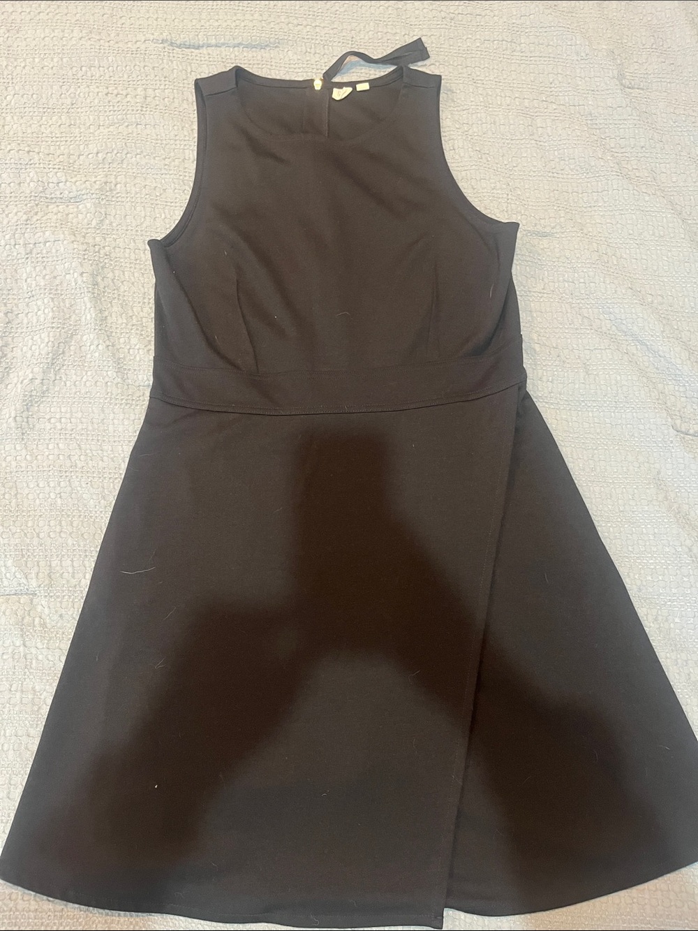 GAP Black Sleeveless Mini Dress with A-Line Skirt